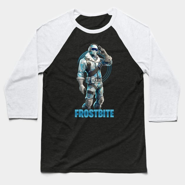 Frost bite Baseball T-Shirt by fitripe
